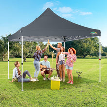 Faltpavillon 3x3 Wasserdicht Stabil mit 4 Seitenwänden Grau