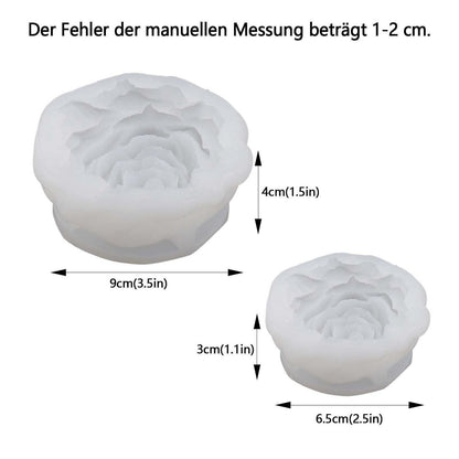 Silikonform Blumen für Kerzen, Seife & Epoxidharz