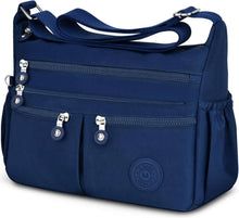 TEUEN Große Crossbody Bag Damen Nylon Umhängetasche Wasserdicht