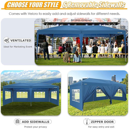 Pop-Up Partyzelt 3x6m – Wasserdicht & Stabil für Events