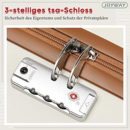 ABS Hartschalenkoffer Set 3-teilig mit TSA-Schloss XL-76cm