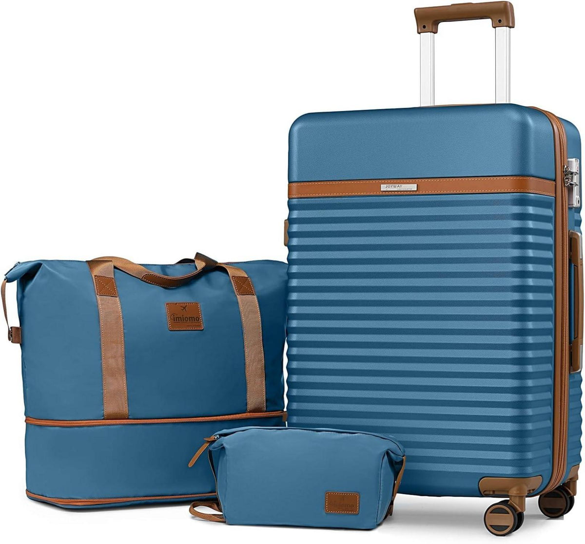 Joyway Kofferset 3 tlg. ABS Hartschale 4-Rollen TSA-Schloss Blau
