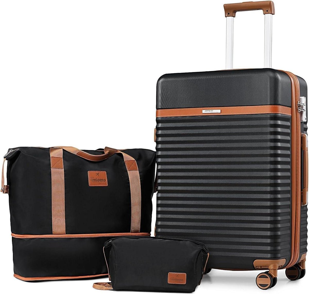 Joyway ABS Hartschalen Kofferset 3-teilig mit 4 Rollen und TSA-Schloss