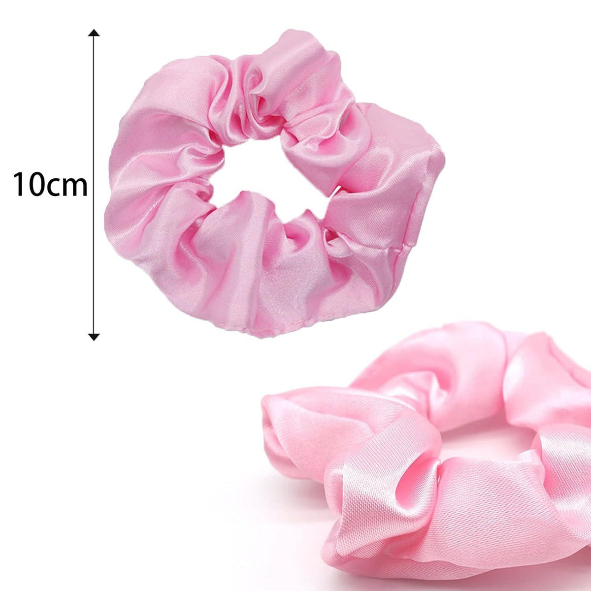 8er Set Damen Scrunchies Samt & Satin Haargummis - Premium