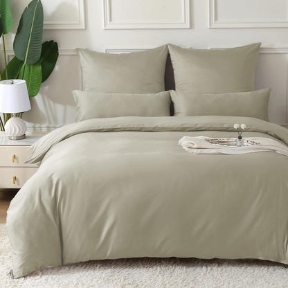 Satin Bettwäsche Set 135x200 - 4tlg. Baumwolle, Luxus