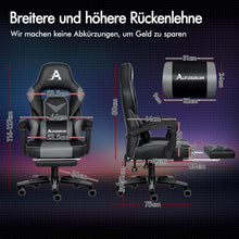 Gaming-Bürostuhl mit ergonomischer Unterstützung und