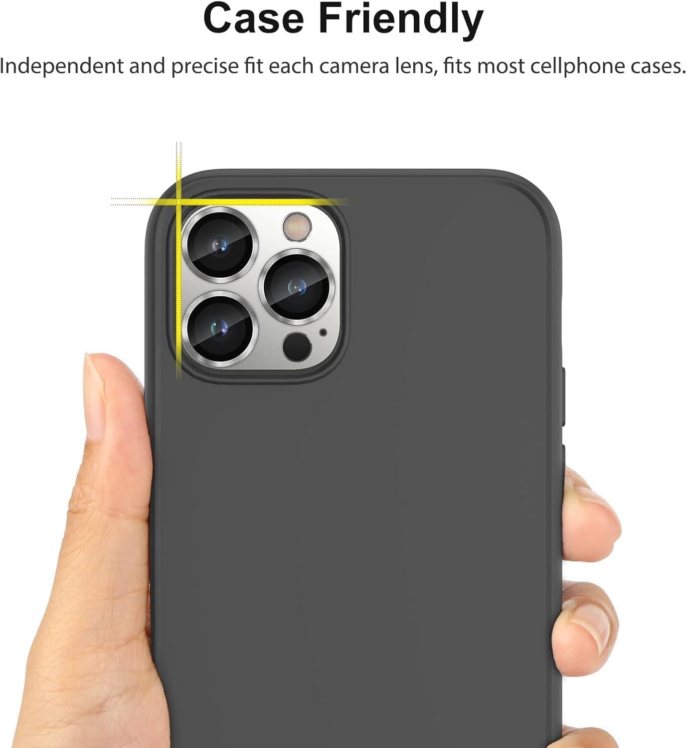 Kameraschutz 4er Set für iPhone 16 Pro/16 Pro Max, 9H Härte, Anti-Kratzer, Ultradünn