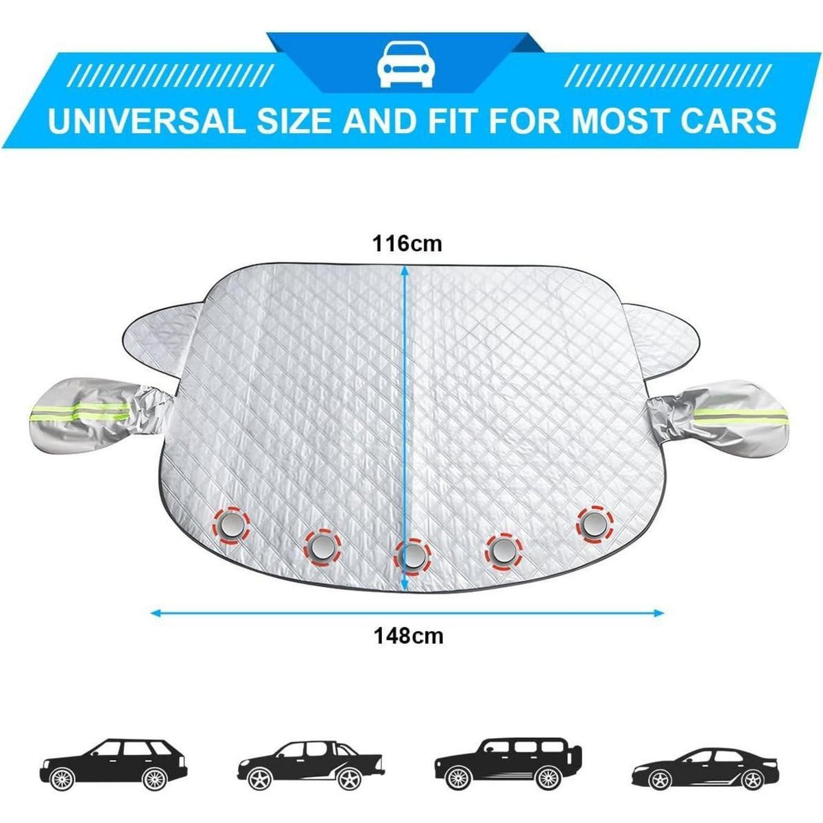 Auto Frontscheibenabdeckung Winter Schnee Eis Frost Schutz