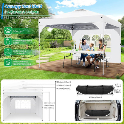 Pavillon 3x3 Wasserdicht Stabil Winterfest Faltpavillon
