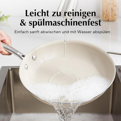 Redchef Keramik Pfanne Induktion 20cm Antihaftbeschichtung Edelstahlgriff