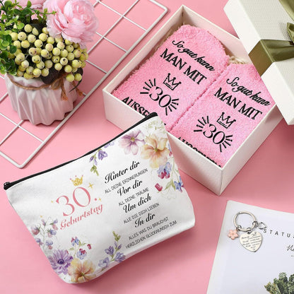 Geburtstagsgeschenk 30 Jahre Frauen Kosmetiktasche Socken