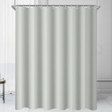 Duschvorhang 240x200cm Grau Polyester Antischimmel