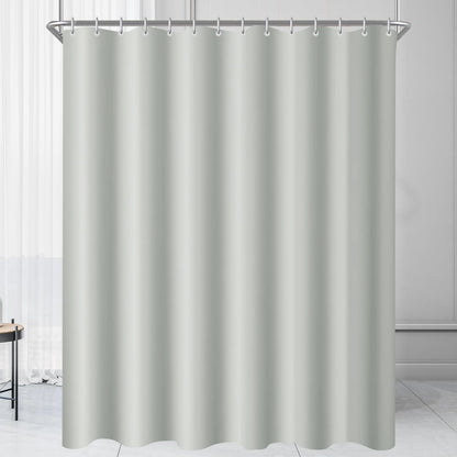 Lerores Duschvorhang 280x200cm Grau, Antischimmel, Wasserabweisend, Waschbar, Polyester Stoff, 16