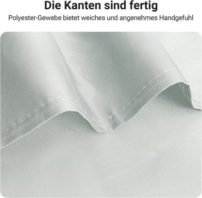 Duschvorhang 120x200cm Grau, Antischimmel Textil, Wasserabweisend, Waschbar
