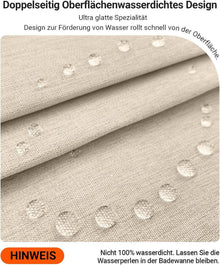 Duschvorhang Beige 180x180cm