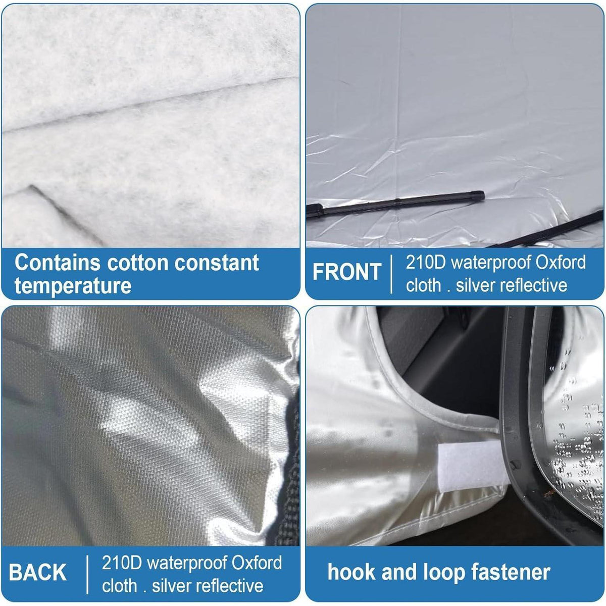 Windschutzscheibenabdeckung Ford Transit Custom 2012-2022 – Thermo Schutz