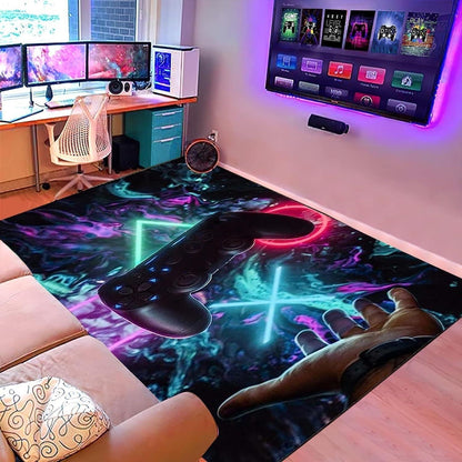 Gaming Teppich Rutschfest 160x240 cm – Gamer Bereich & Zubehör