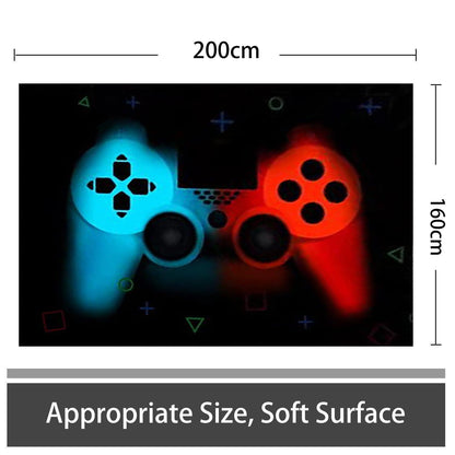 Gamer Teppich 160x200 cm – Rutschfest & Waschbar für Schlafzimmer
