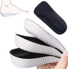 Unsichtbare Schuheinlagen Erhöhung 3,5cm Memory Foam Schwarz