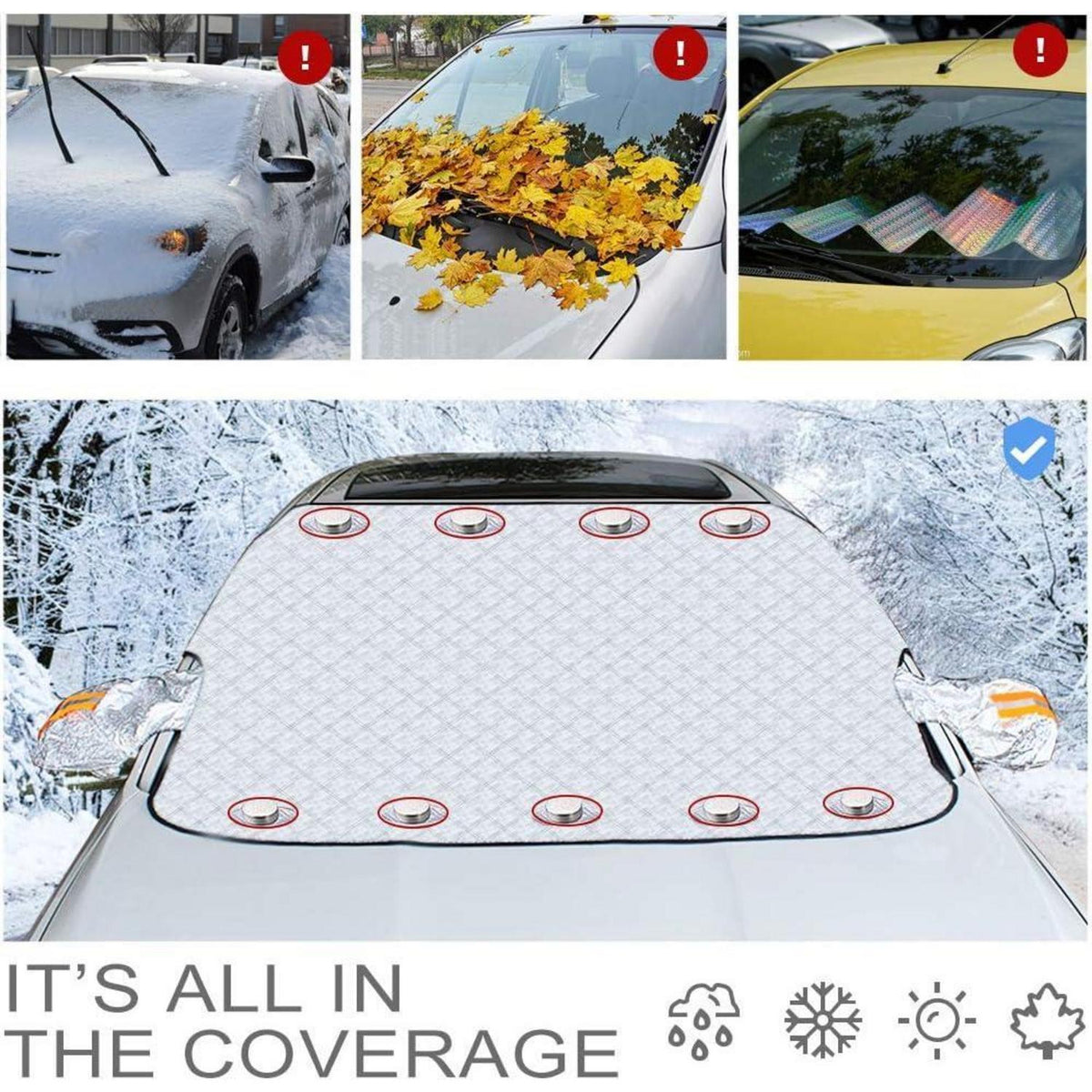 Auto Frontscheibenabdeckung Sonnenschutz Frostschutz Universal