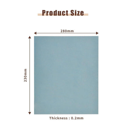 Schleifpapier 230x280mm 400-1000 Körnung, 32 Stk. Nass/Trocken