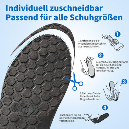 Magnetische Einlegesohlen Akupunktur Orthopädie Männer Frauen