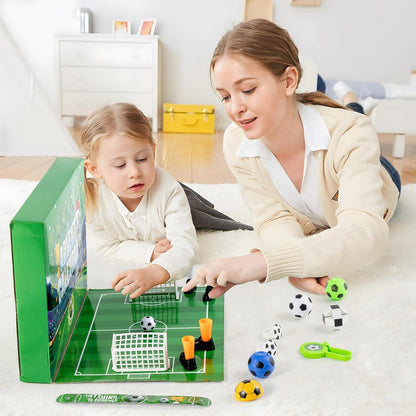 Fußball Adventskalender 2024 Kinder Weihnachts Countdown Fußball Kit