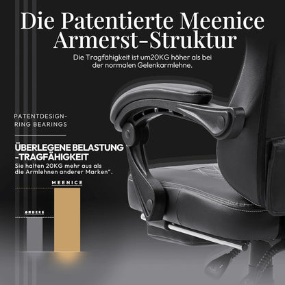 Gaming Stuhl mit Taschenfederkissen, Kühlung