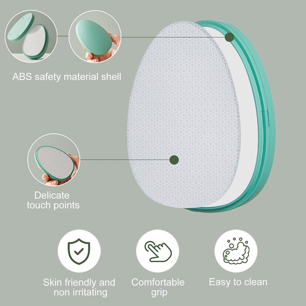 2in1 Nano Glas Hornhautentferner für Nass&Trocken Füsse