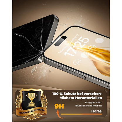 Sichtschutz Glas für iPhone 16 Pro Max (2er Pack)