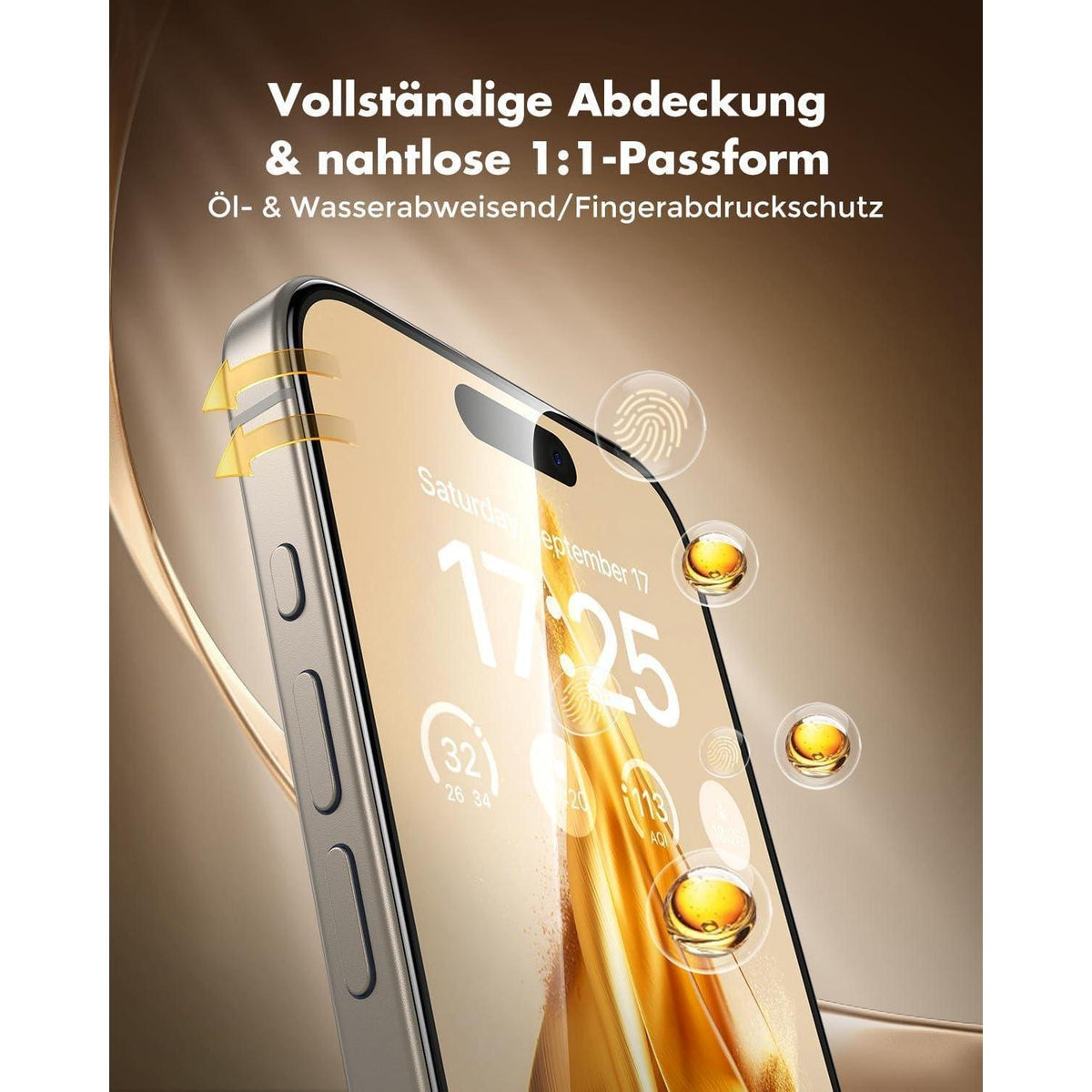 Sichtschutz Glas für iPhone 16 Pro Max (2er Pack)