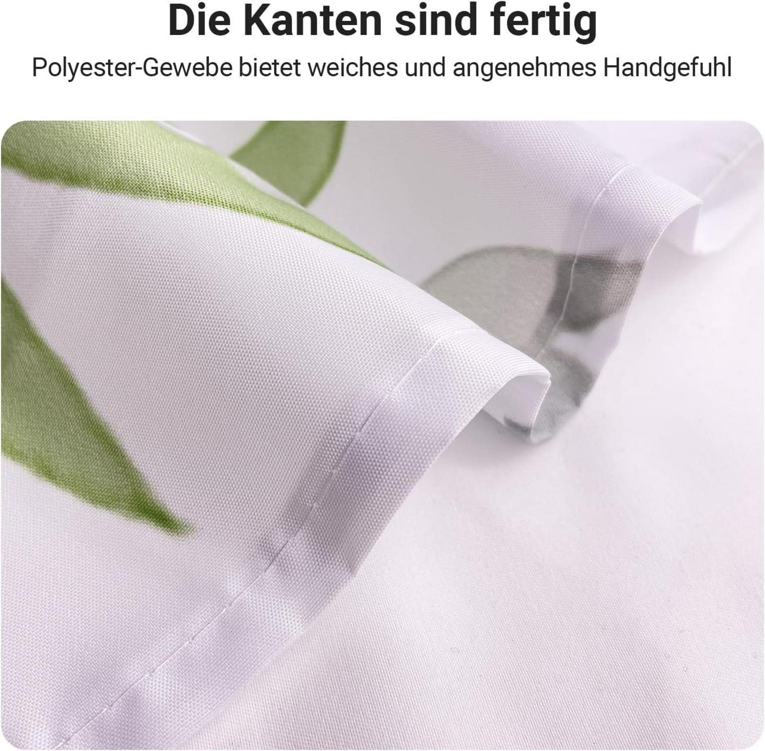 Duschvorhang Blätter 120x200cm Wasserdicht Antischimmel Polyester Textil