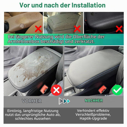Armlehnenbezug für Skoda Octavia 4 IV MK4 RS Combi 2020-2025 (Blau)