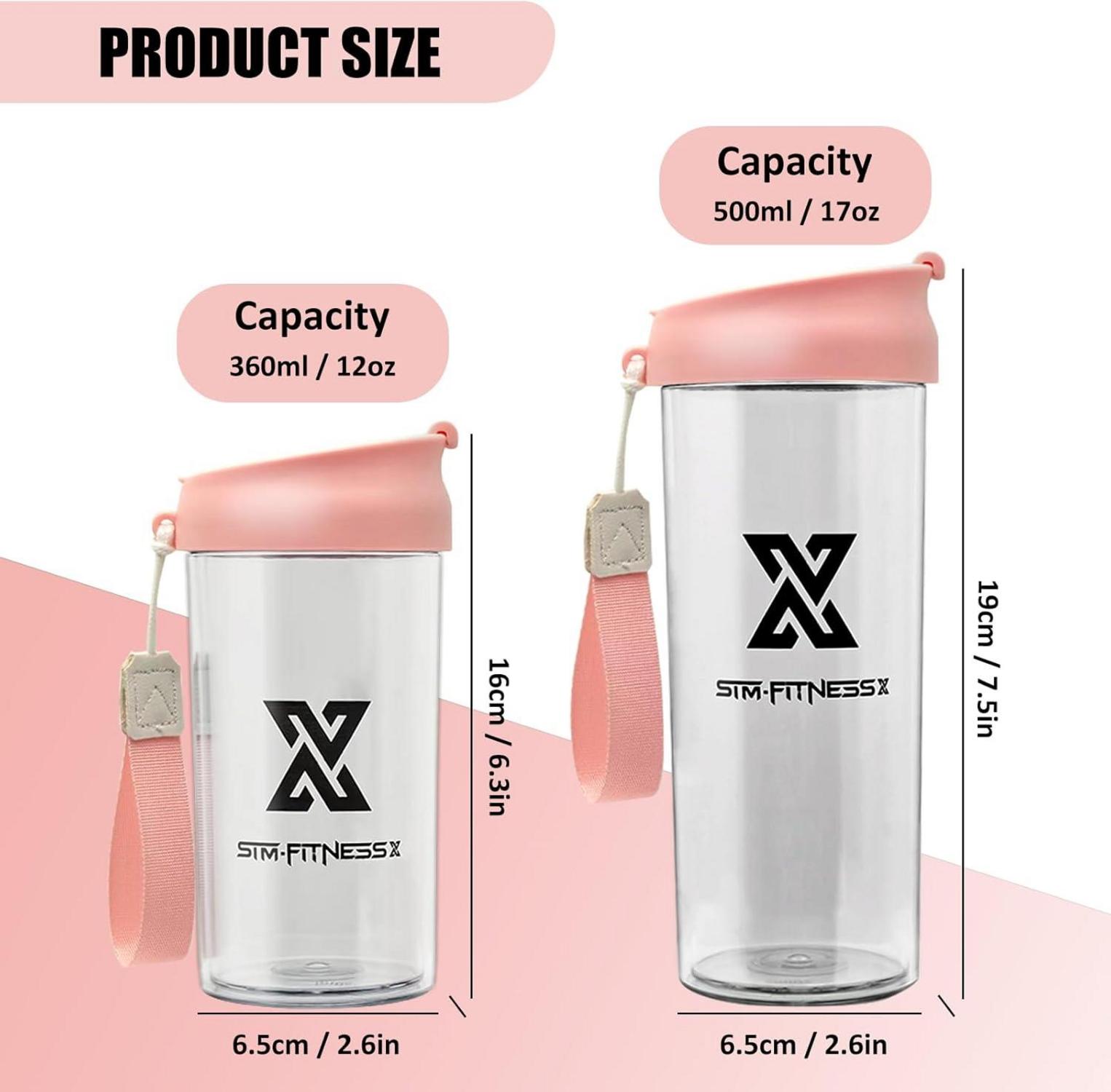 Protein Shaker Früchtebehälter Kaltgebrühter Sport Bottle 360ML