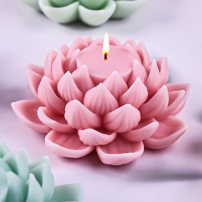 3D Lotusblume Silikonform für Duftkerzen & Epoxidharz
