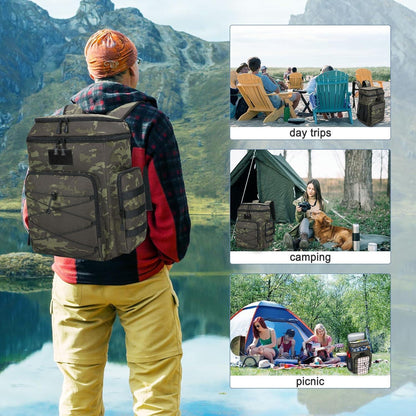 Kühlrucksack 30L – Wasserdicht & Erweiterbar für Picknick, Camping