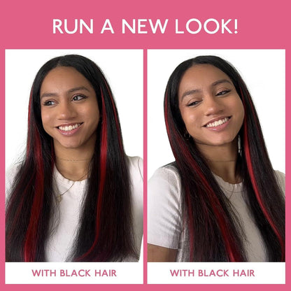 Rot Clip-in Haarverlängerung – Remy Echthaar 35cm/30g