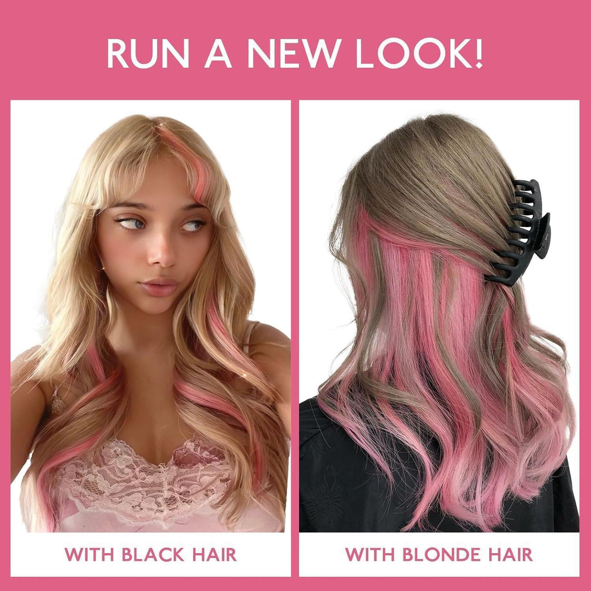 Pfirsich Rosa Clip-In Haarverlängerung Echthaar 35cm 30g