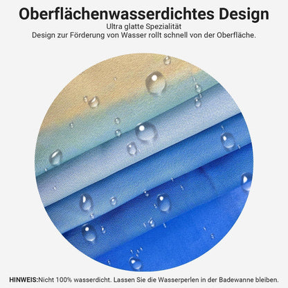 Duschvorhang Leuchtturm 180x200cm Wasserabweisend & Schimmelresistent