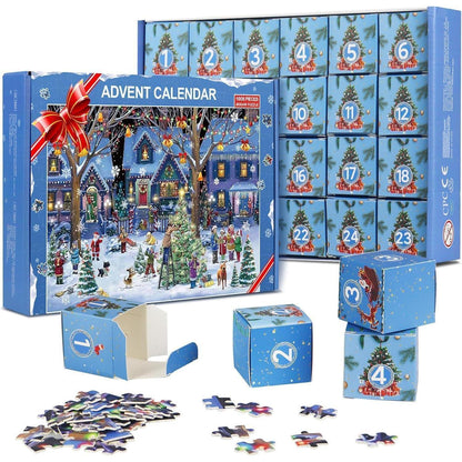 Adventskalender 2026 Weihnachten Jigsaw Puzzle 1008 Teile