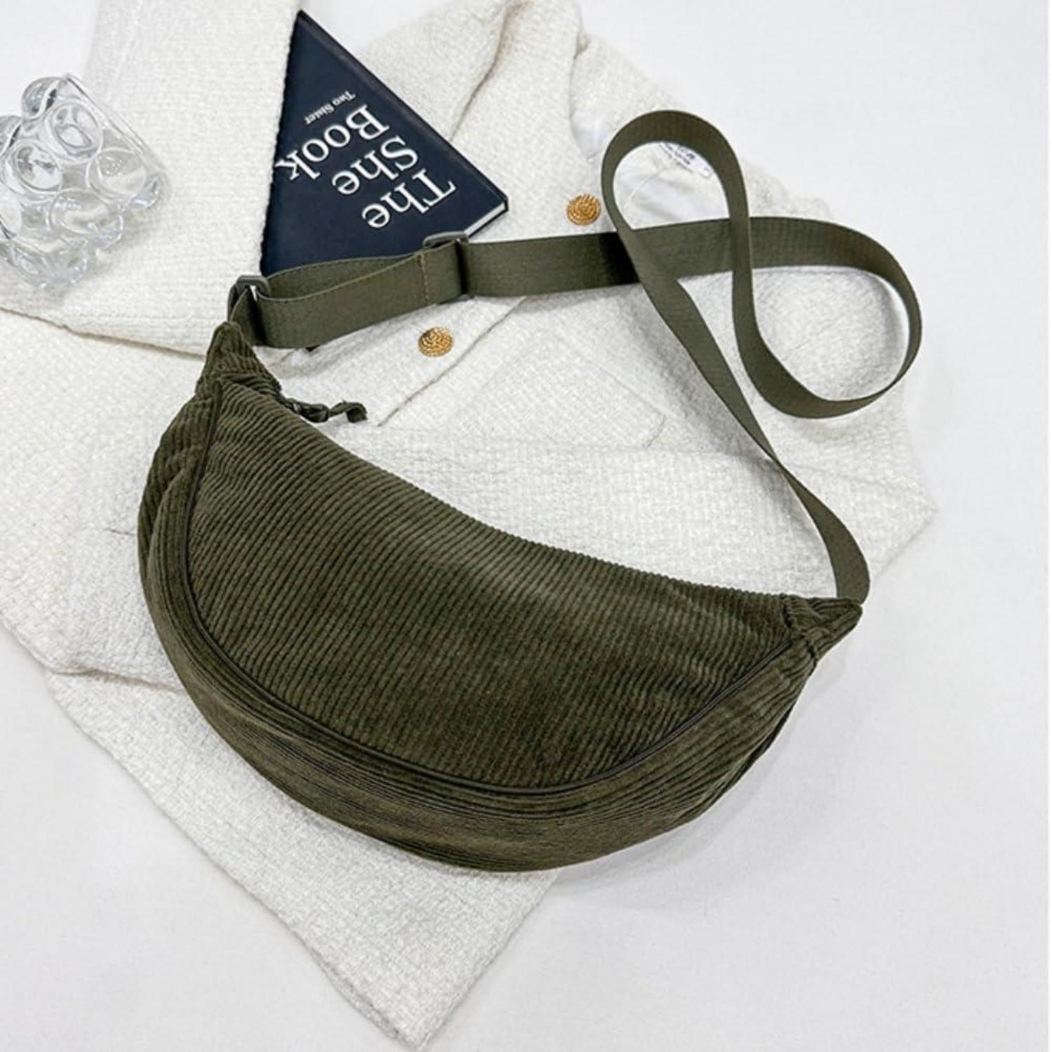 Crossbody Schultertasche Halbmond Verstellbarer Schultergurt