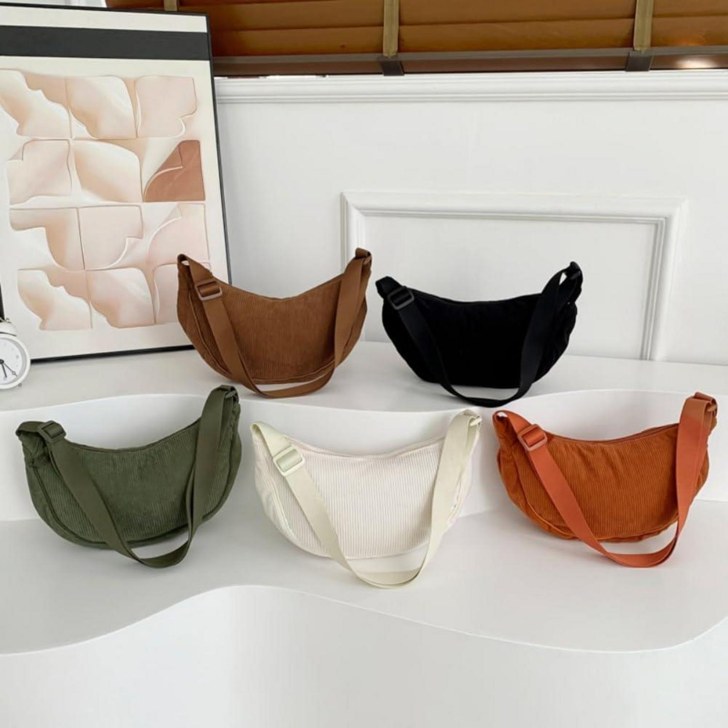 Aucuu Damen Crossbody Schultertasche Verstellbarer Schultergurt Reißverschluss