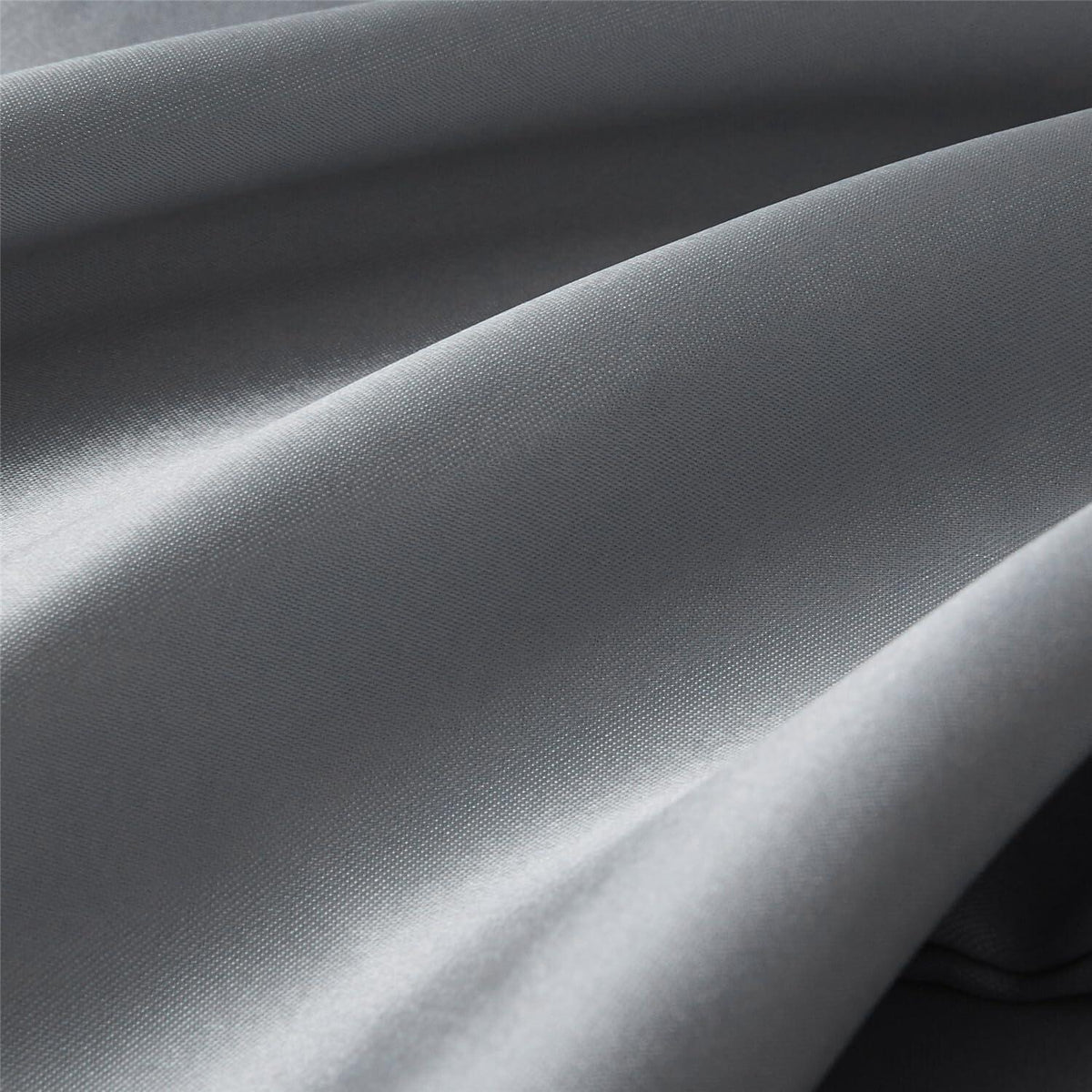 Satin Bettwäsche Set 135x200 Hellgrau 2-teilig Luxus