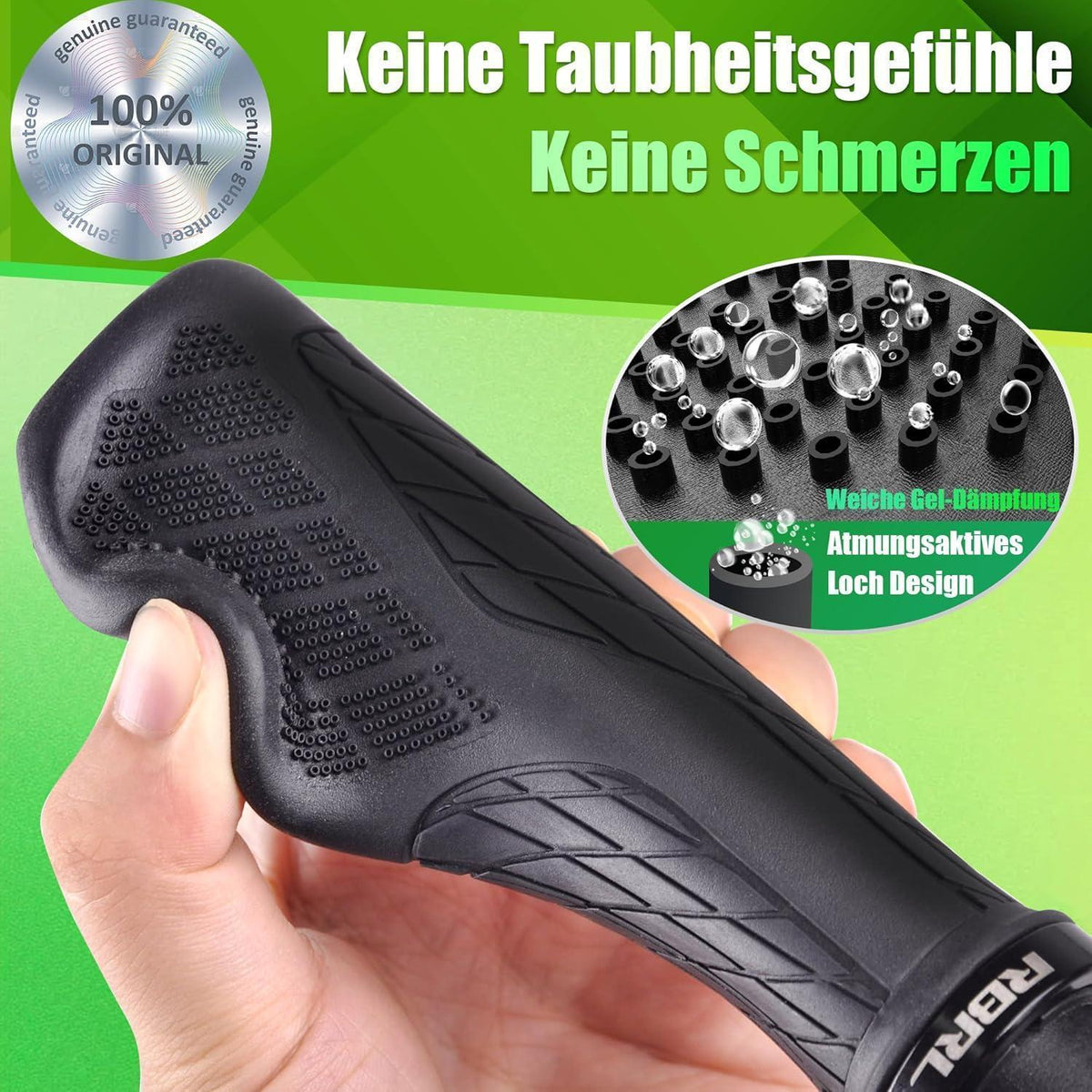 Ergonomische Fahrradgriffe für Komfort und sicheren Halt
