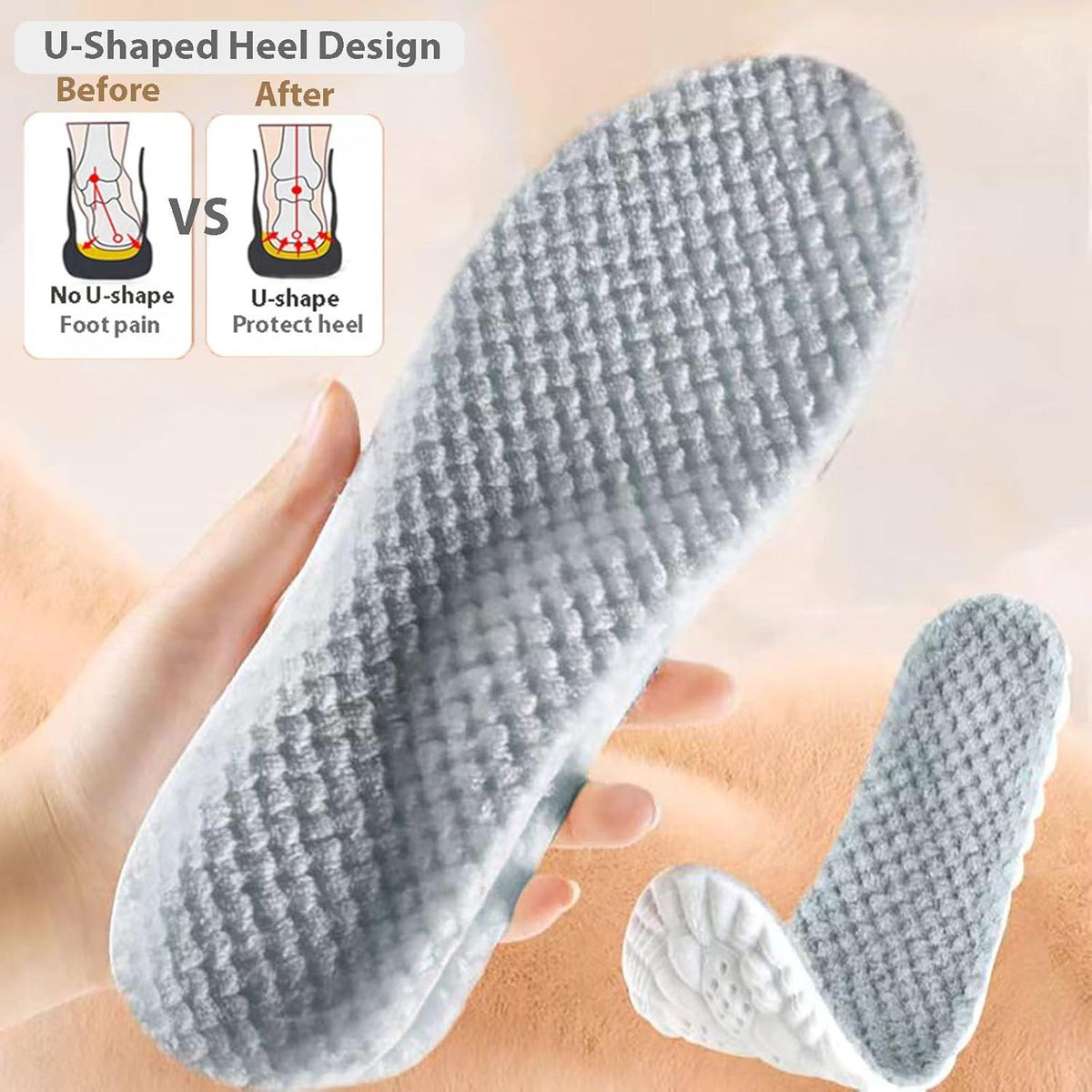 Thermoeinlegesohlen Winter Herren Damen Schuhe dicke weiche wärmende Einlagen