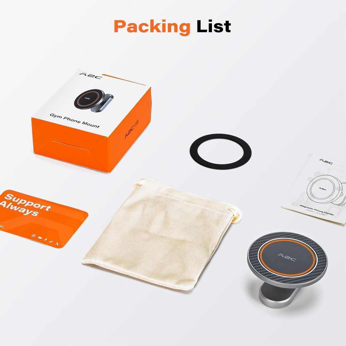 MagSafe Handyhalterung Fitness – 360° Drehbar & Tragbar