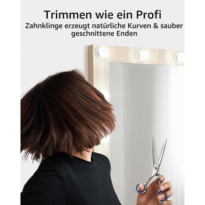 Linkshänder Haarschneideschere aus Japanischem Edelstahl 16,5cm