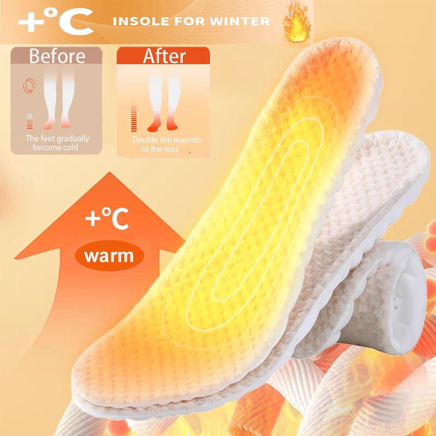 Warme Thermo Einlegesohlen für Winter Schuhe - Extra