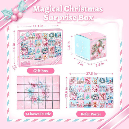 MJARTORIA Puzzle Adventskalender 2026 Erwachsene Kinder 1008