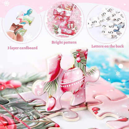 MJARTORIA Puzzle Adventskalender 2026 Erwachsene Kinder 1008